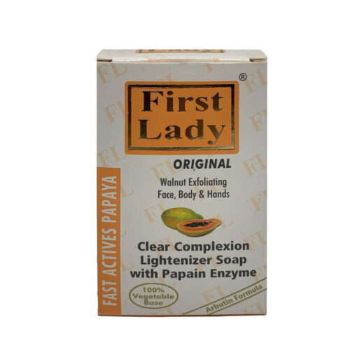 First Lady Fast Actives Papaya Skin Brightening soap bar