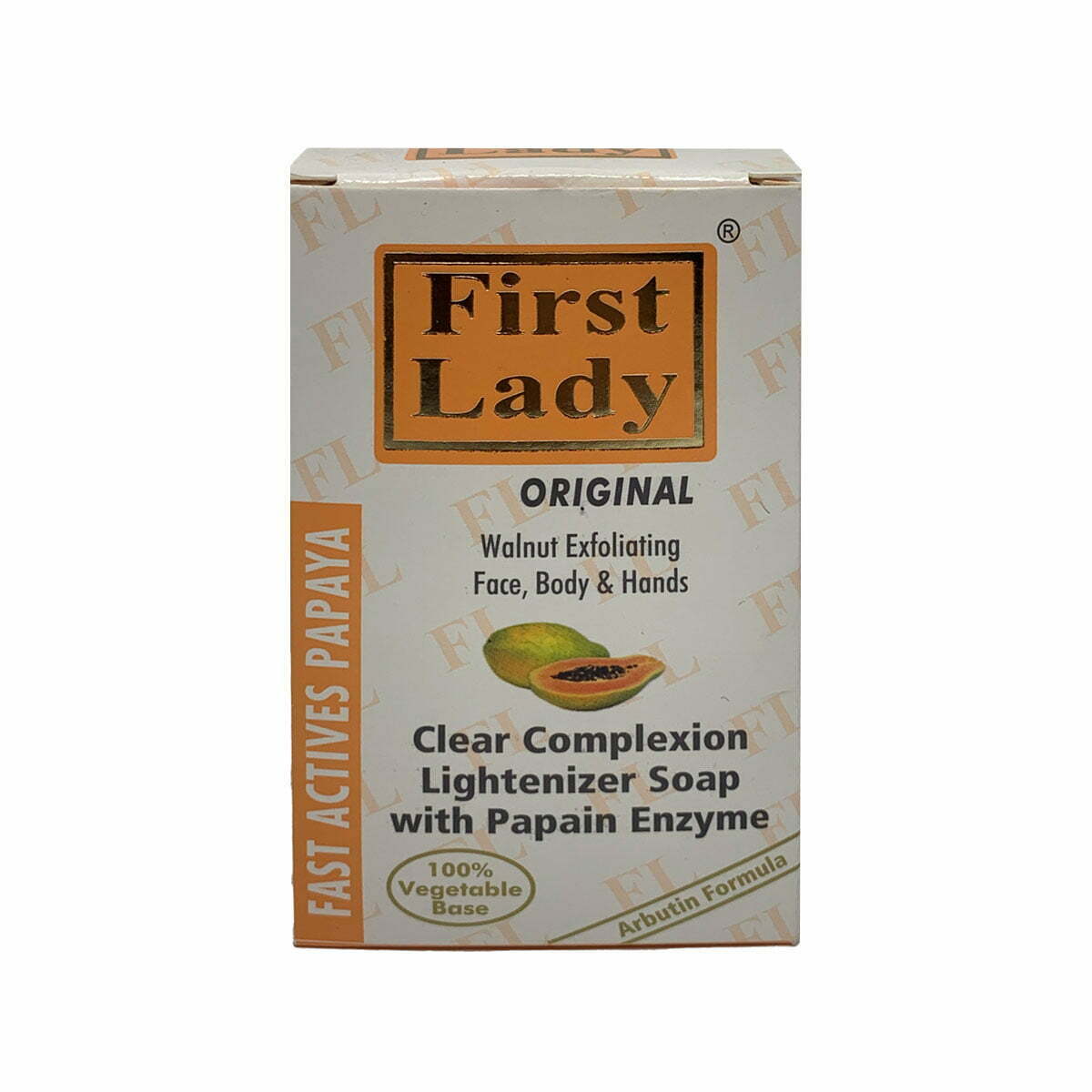 First Lady Fast Actives Papaya Skin Lightening soap bar