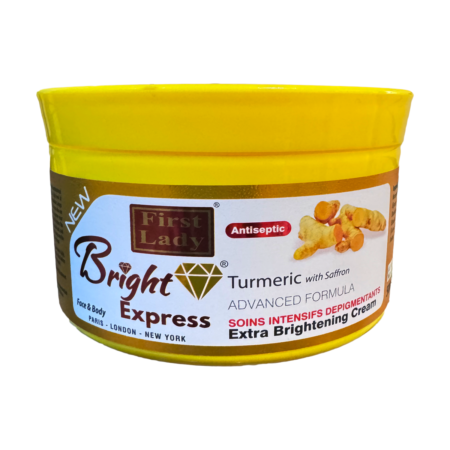 Bright Express Turmeric with Saffron Extra Brightening Face & Body Cream (jar)