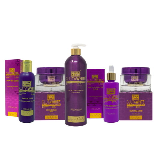 First Lady Luxury Glutawhite Collagen Brightening Glutathione Beauty Kit (5 items)
