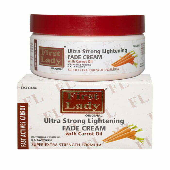 First Lady Fast Actives Ultra Strong Lightening Fade Cream with Carrot Oil (200ml Jar)