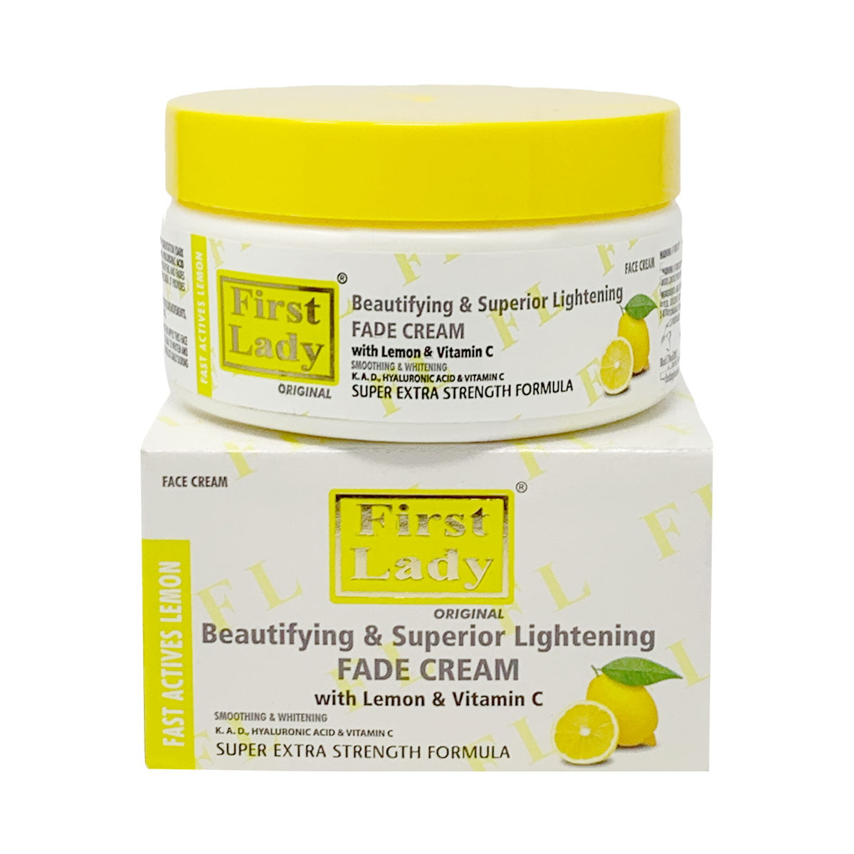 Fast Actives Lightening Face Cream with Lemon (200ml Jar)