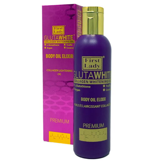 First Lady Glutawhite ELIXIR Collagen Brightening Glutathione Body Oil (200ml)