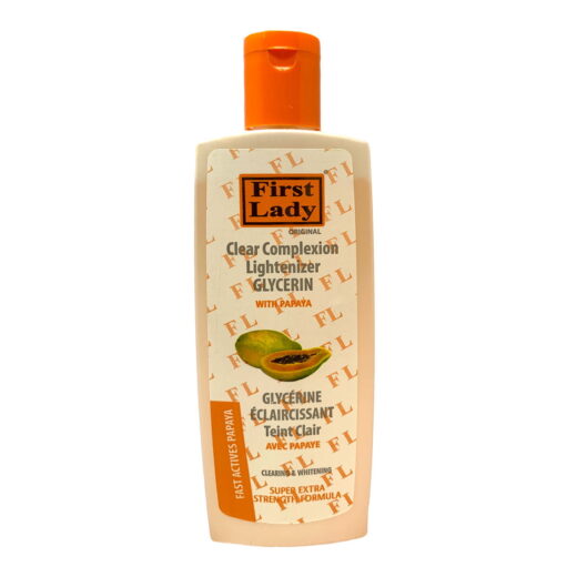 First Lady Fast Actives Clear Complexion Brightening Glycerin with Papaya