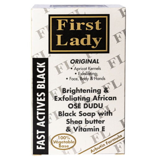 First Lady African Deep Cleansing Black Soap x 6pcs