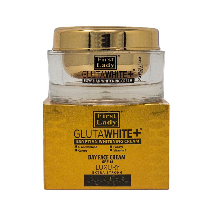 First Lady GlutaWhite+ Egyptian Whitening Day Face Cream with SPF 15