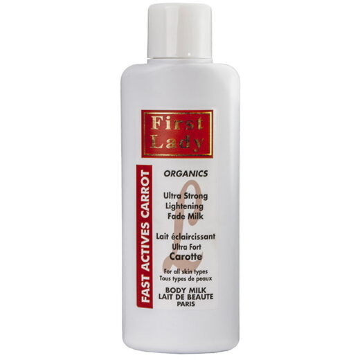 First Lady Fast Actives Carrot Brightening Milk Body Lotion (750ml)