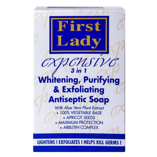 First Lady Expensive Brightening Effective Skin Exfoliating soap - 3 in 1