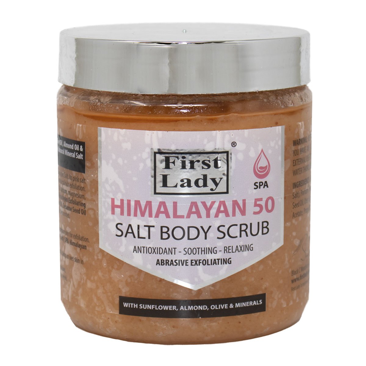 First Lady Spa Himalayan 50 Salt Abrasive Exfoliating Body Scrub