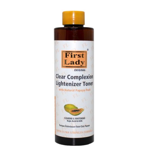 First Lady Fast Actives Clear Complexion Brightenizer Face Cleansing Fade Toner With Papaya