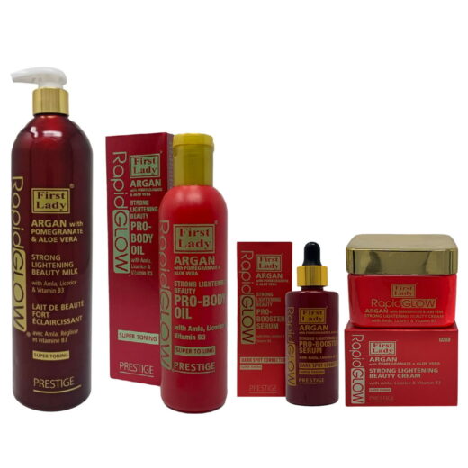 FIRST LADY RAPID GLOW ARGAN WITH POMEGRANATE & ALOE VERA SKIN BRIGHTENING KIT