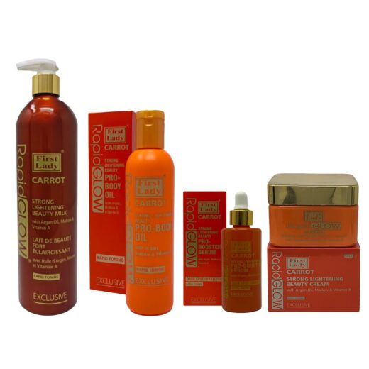 FIRST LADY RAPID GLOW CARROT SKIN BRIGHTENING KIT