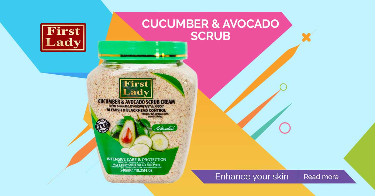 Cucumber & Avocado Clarifying Exfoliating Scrub Cream