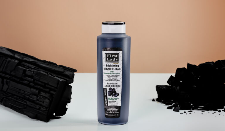 The Dynamic Duo of Activated Charcoal and Niacinamide in First Lady's Charcoal Brightening Shower Cream