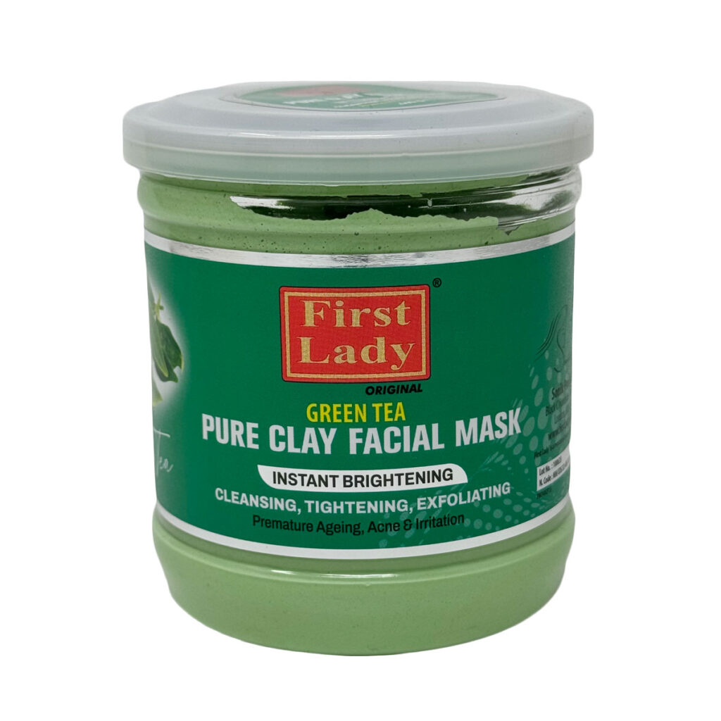 Green Tea Pure Clay Face Mask First Lady London