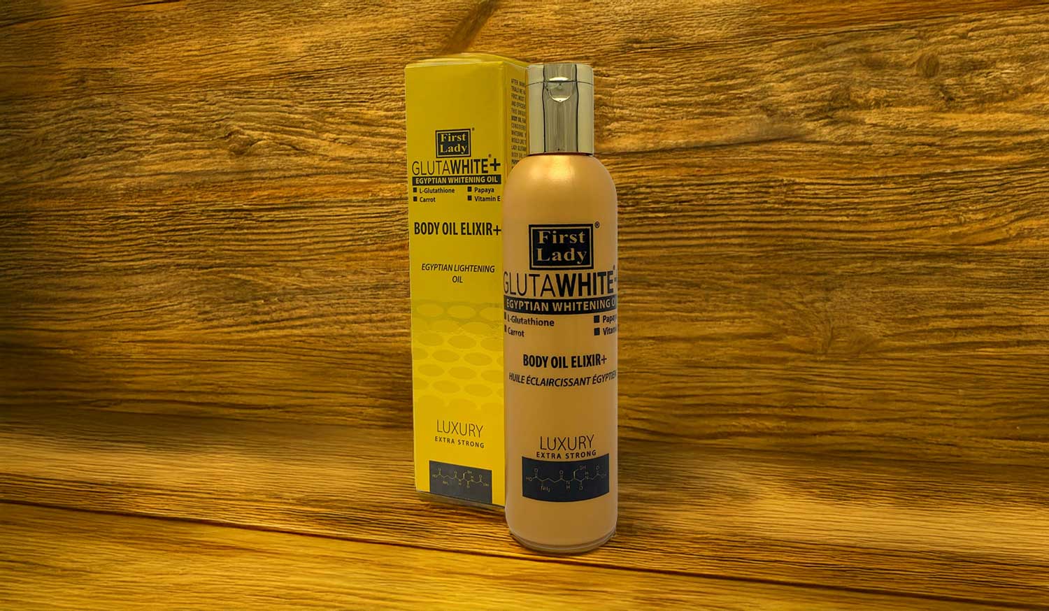 whitening body oil benefits