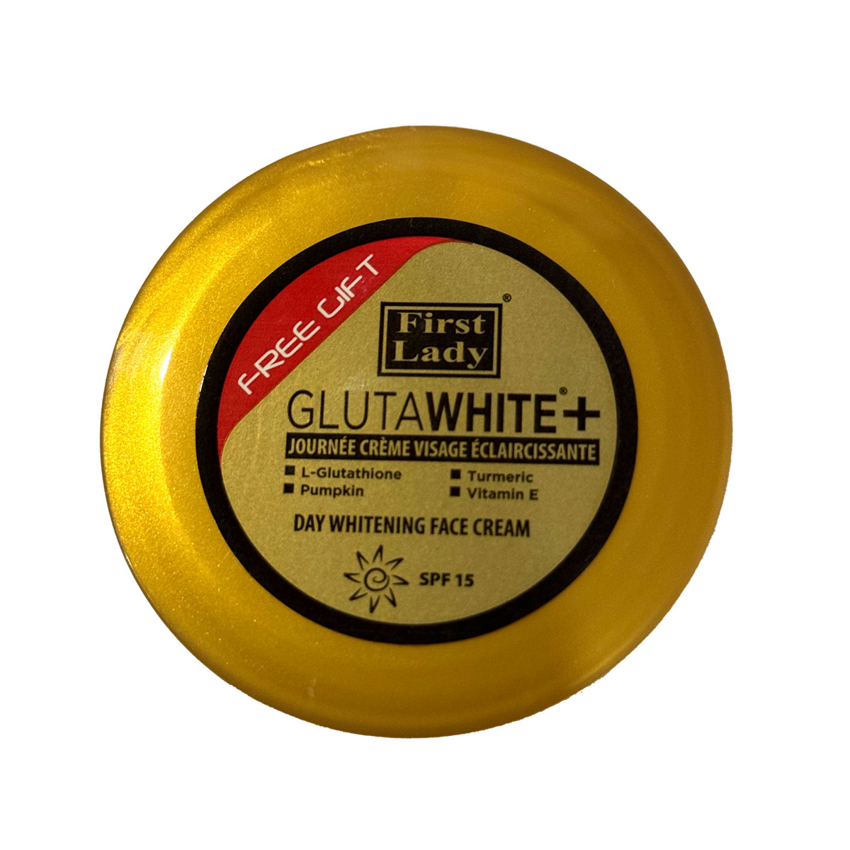 Free sample gift –  First Lady Glutawhite DAY cream with Glutathione 30ml