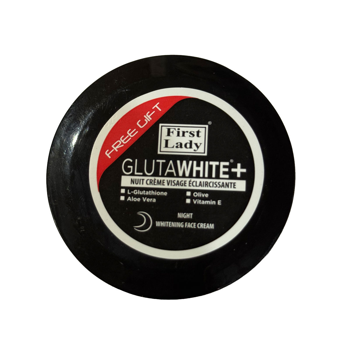 Free sample gift –  First Lady Glutawhite night cream with Glutathione 30ml