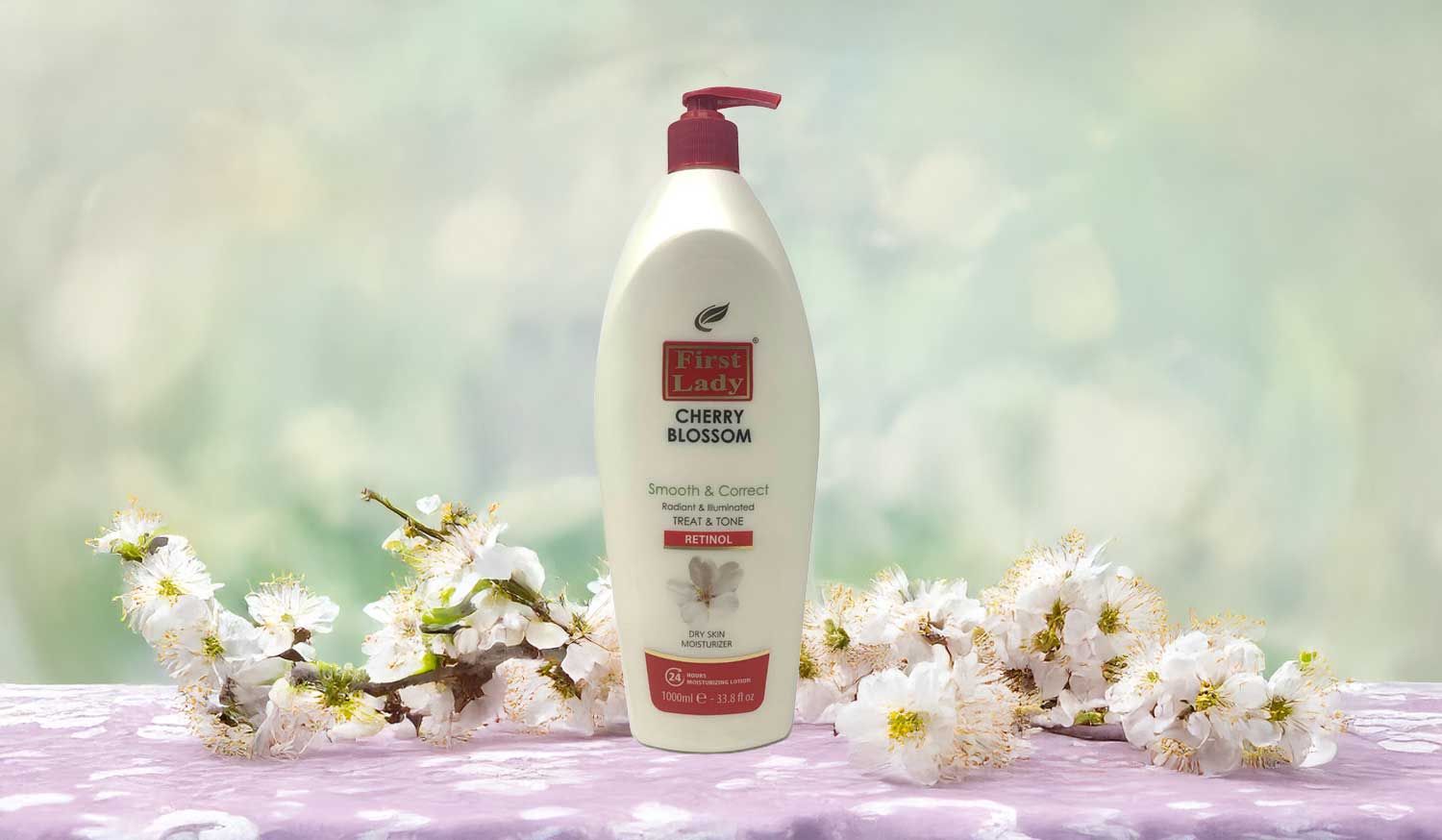 First Lady’s Retinol Cherry Blossom Lotion Benefits