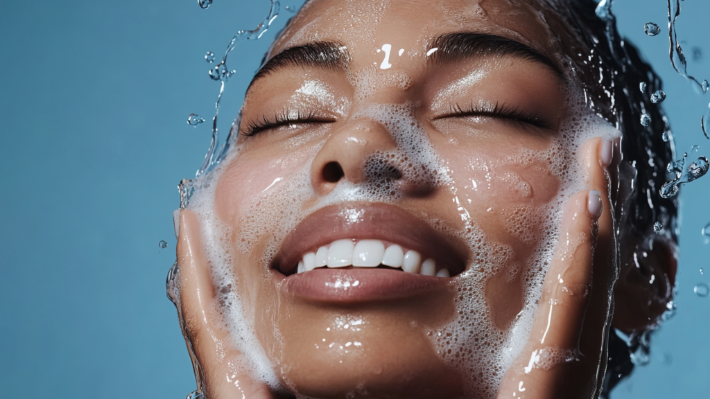 Niacinamide face wash with neem extract brightening cream cleanser for even-looking skin