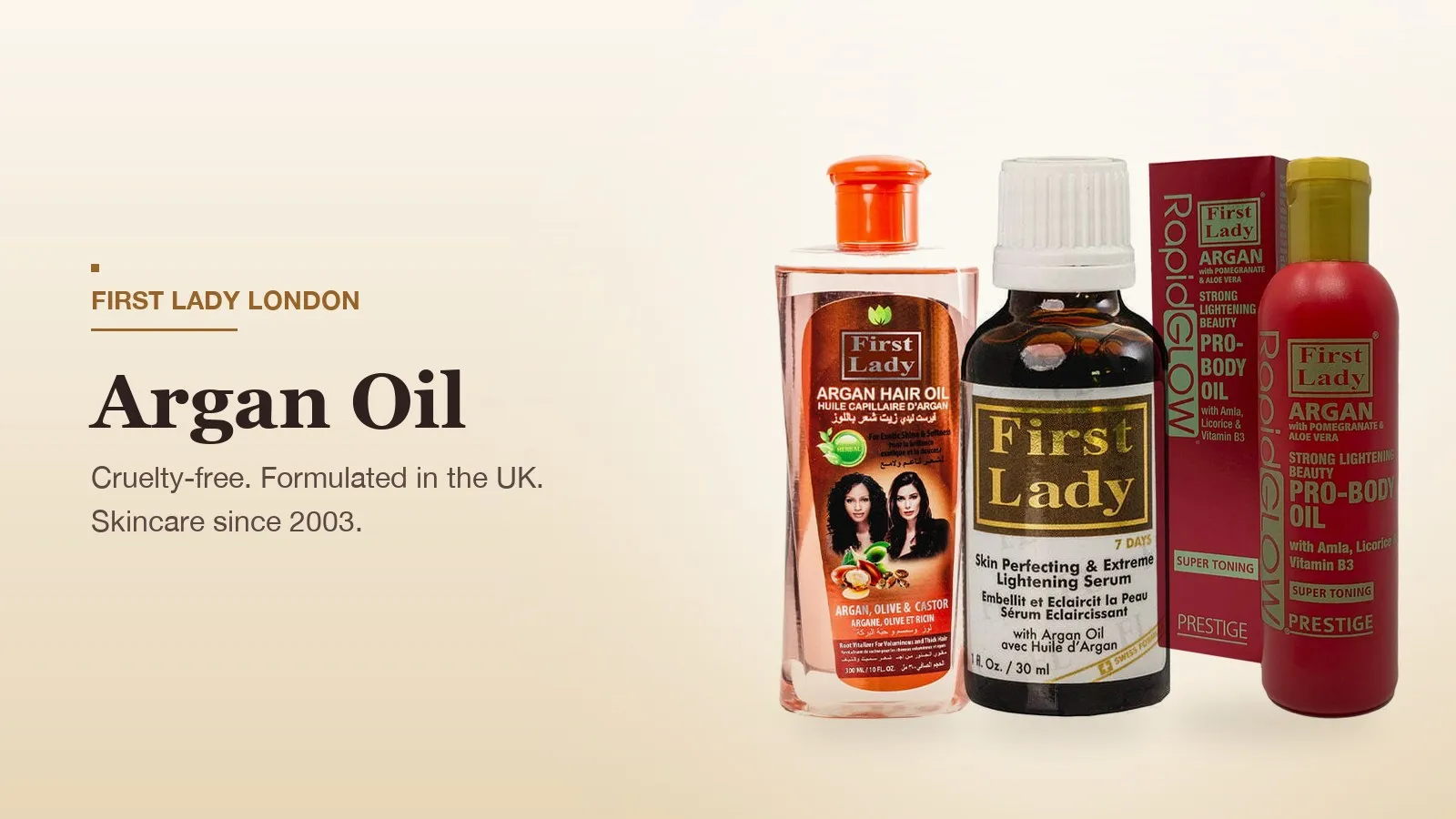 Argan Oil UK from First Lady London